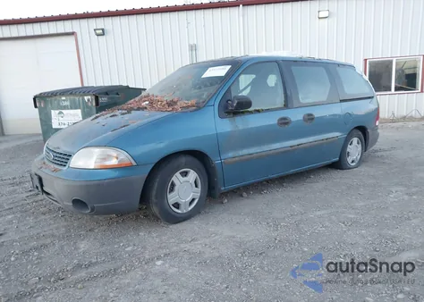 2002 Ford Windstar Lx z USA, uszkodzony, nr VIN 2FMDA50462BA67567